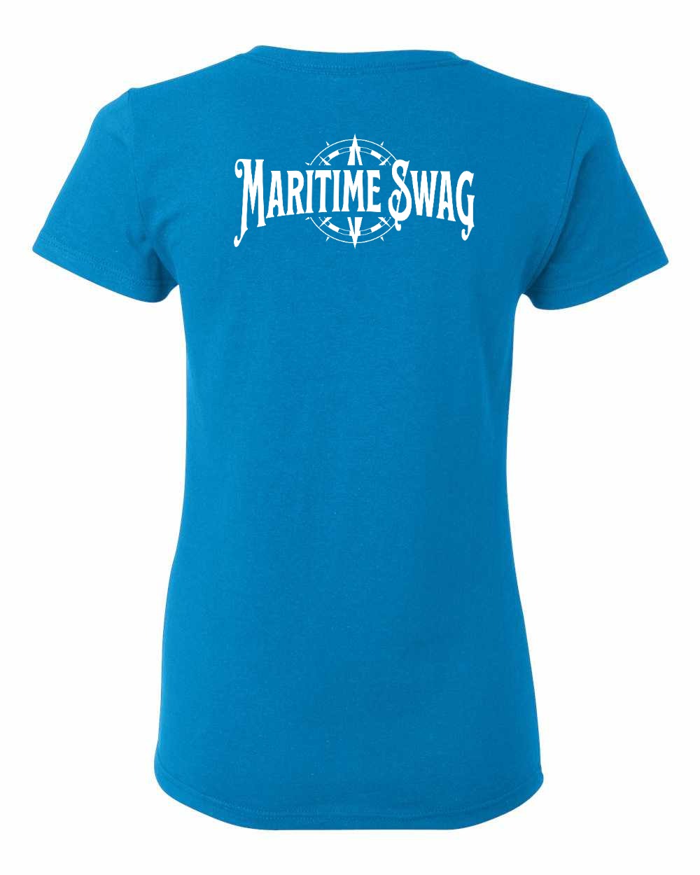 Maritime Swag Logo Left Chest and Back Women's Tee