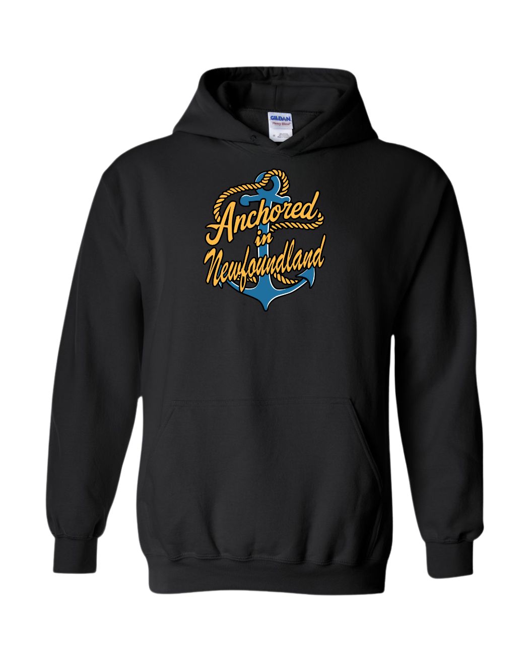 Anchored in Newfoundland Full Front Hoodie