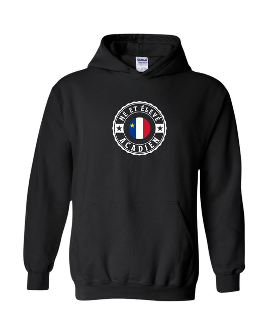 Ne Et Eleve Acadien full front French hoodie