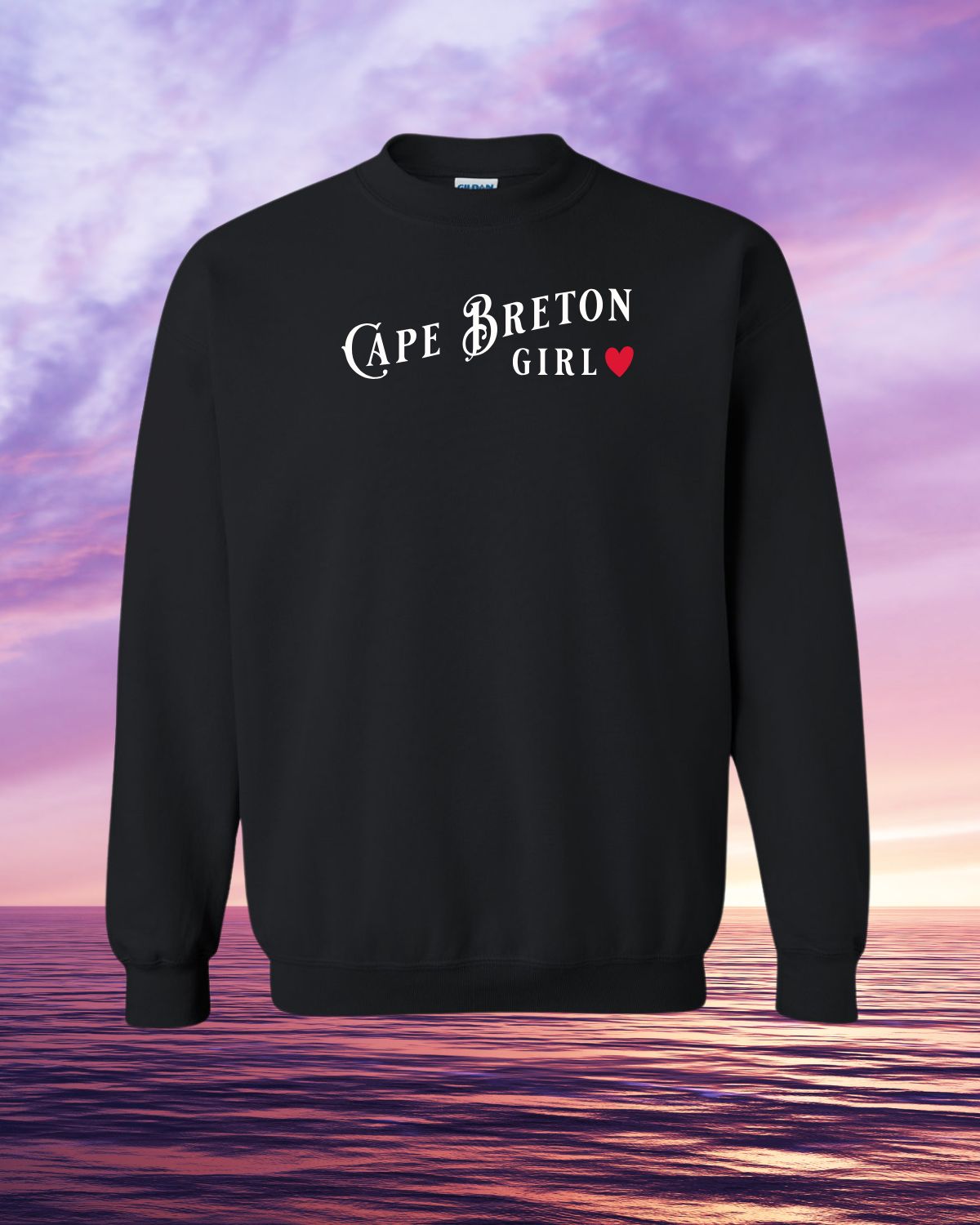 Cape Breton Girl Red Heart Sweatshirt