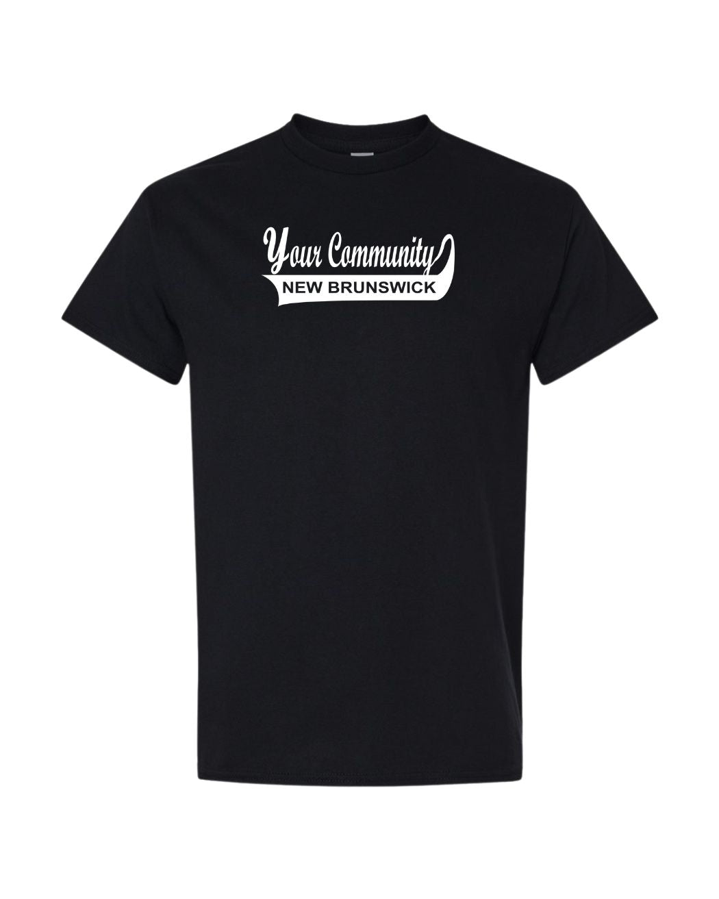Custom New Brunswick Community Name Mens Tee
