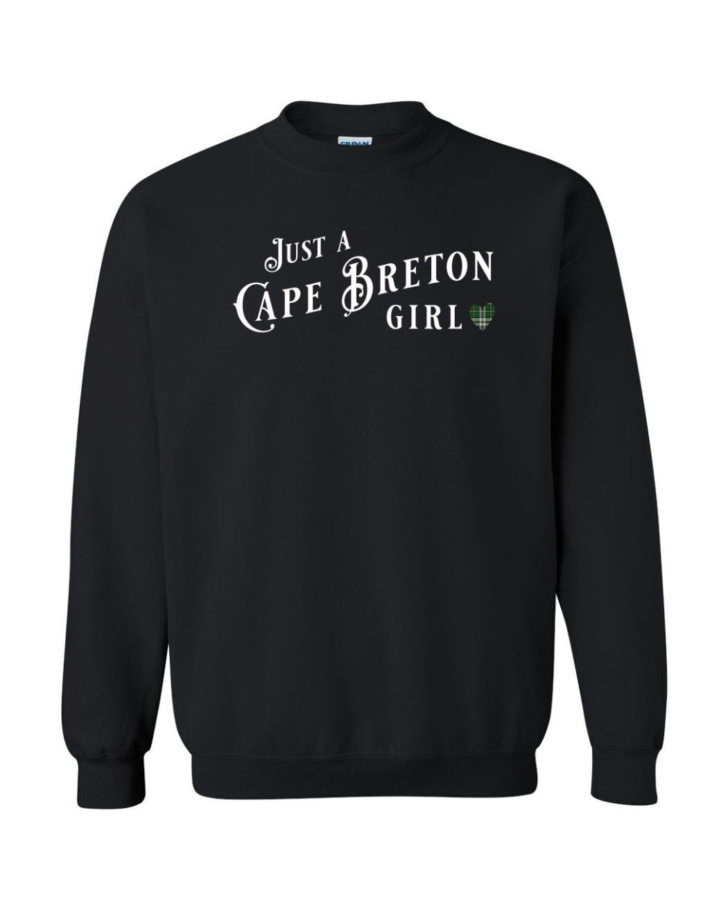 Just a Cape Breton Girl Tartan Full Crewneck Sweatshirt