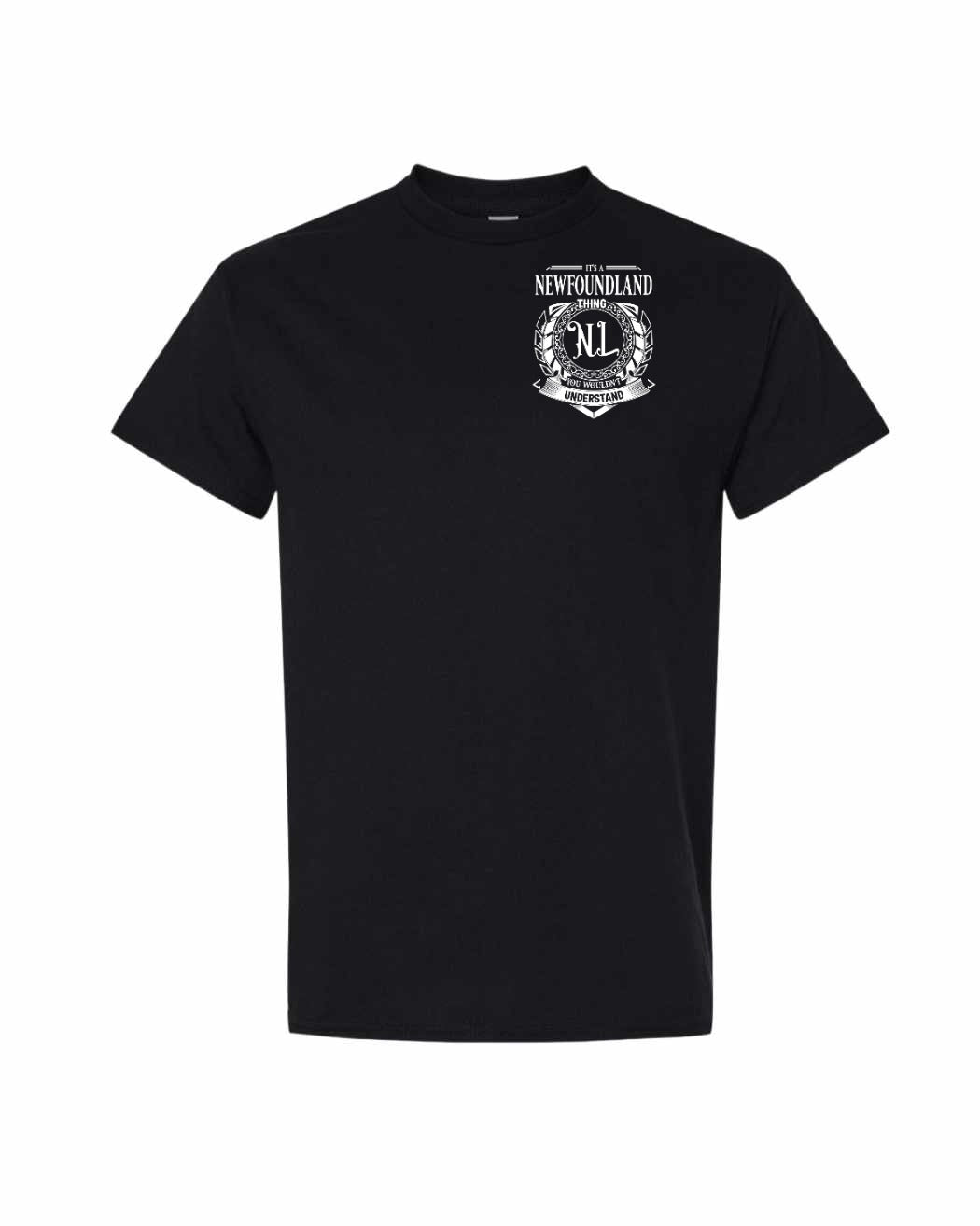 It's A Newfoundland Thing Left Chest and Back Men's Tee