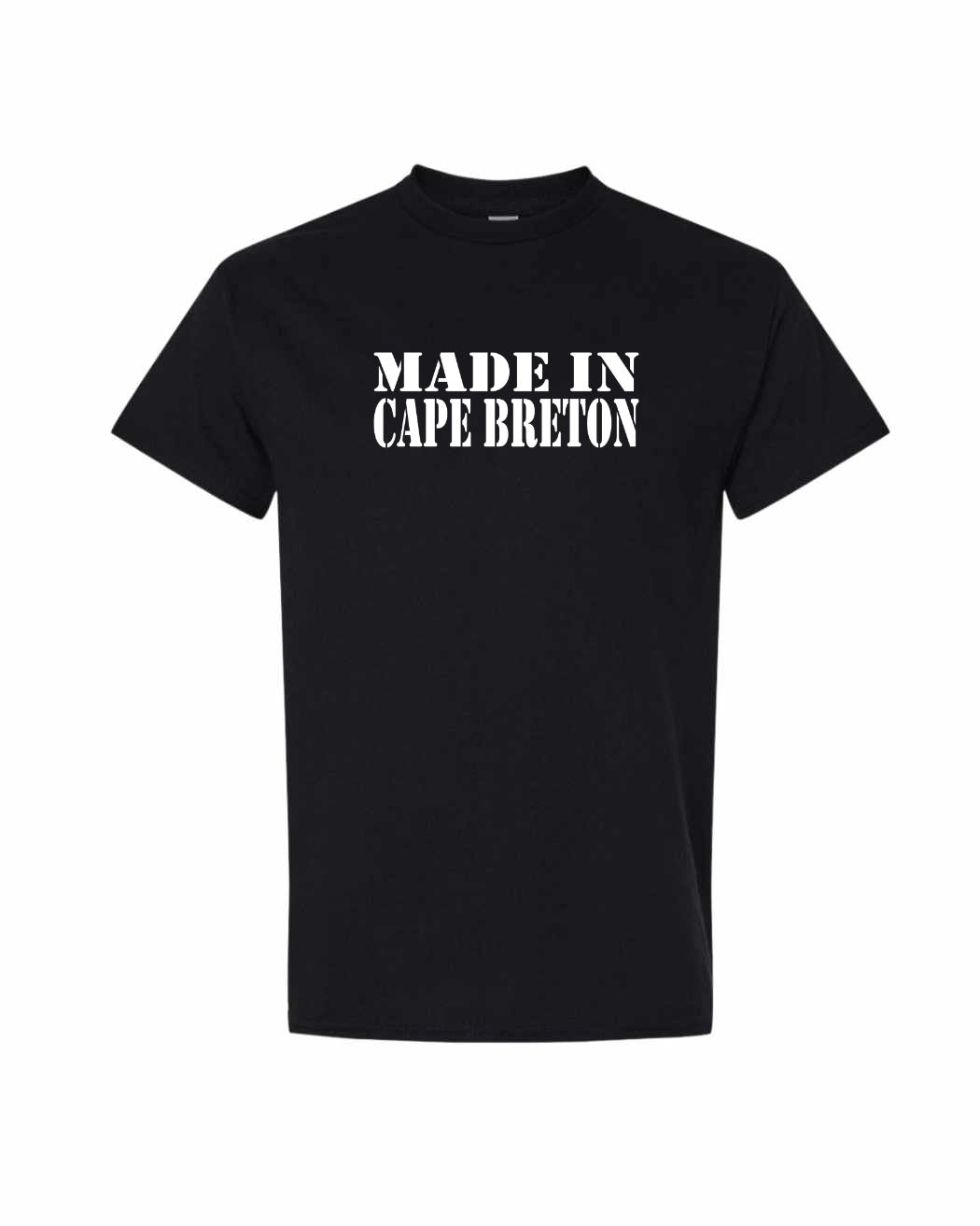 Made In Cape Breton White Full Men's Tee