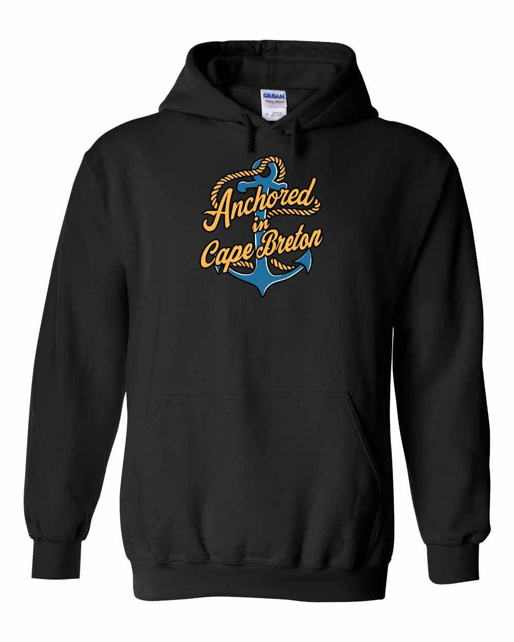 Anchored in Cape Breton (New Design) Full Pullover Hoodie