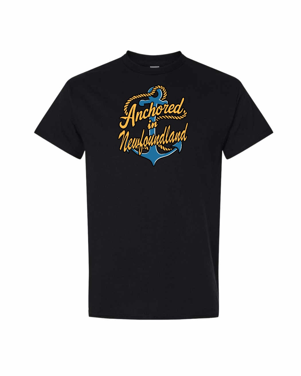 Anchored in Newfoundland (New Design) Full Men's Tee