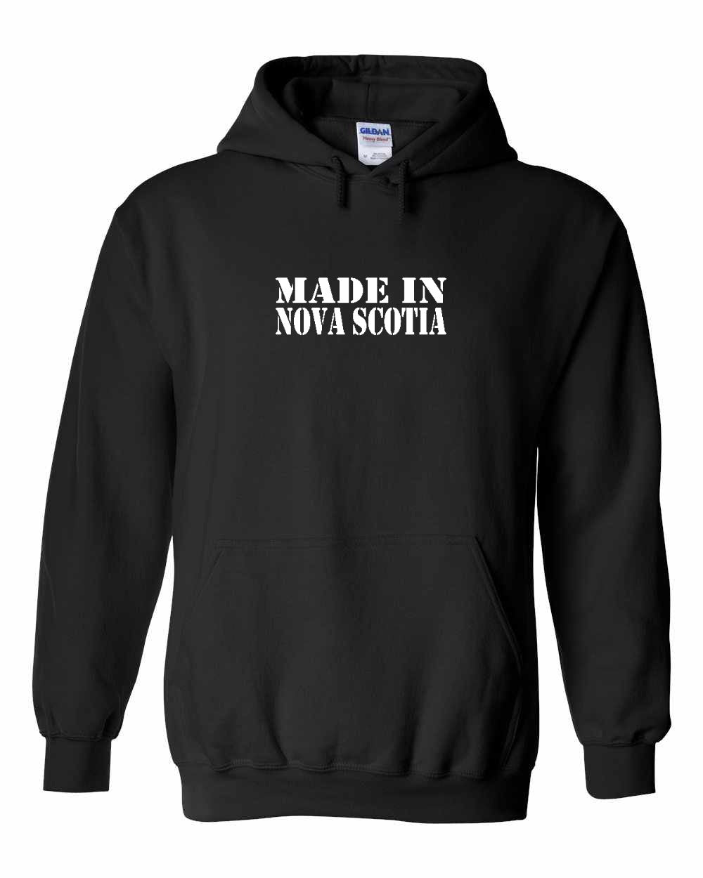 Made In Nova Scotia ( White Lettering) Full pullover