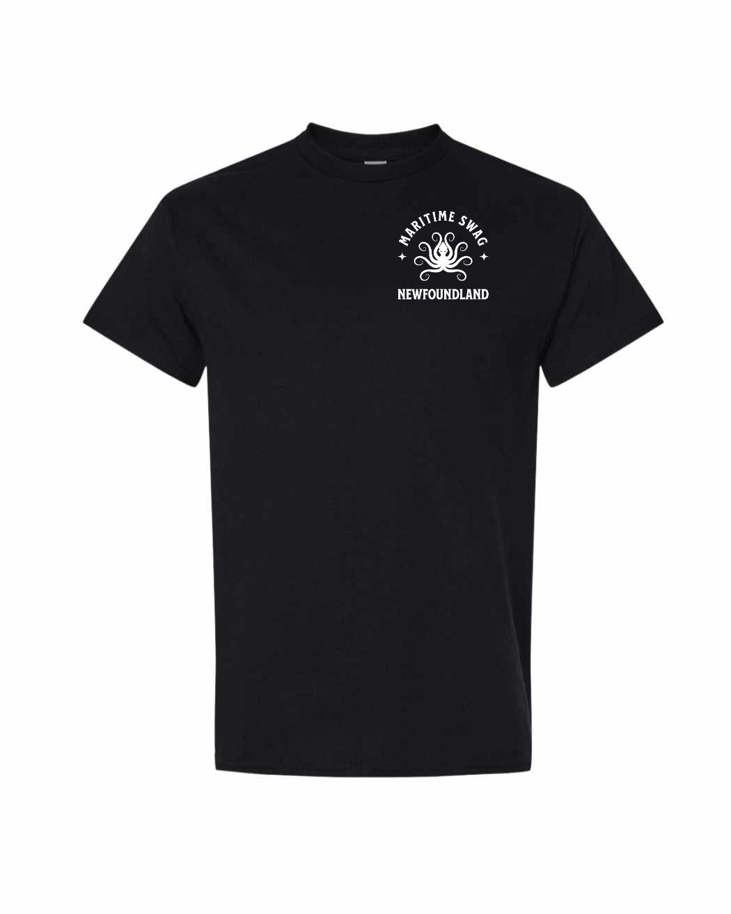 Maritime Swag Newfoundland Octopus Left Chest Men's Tee