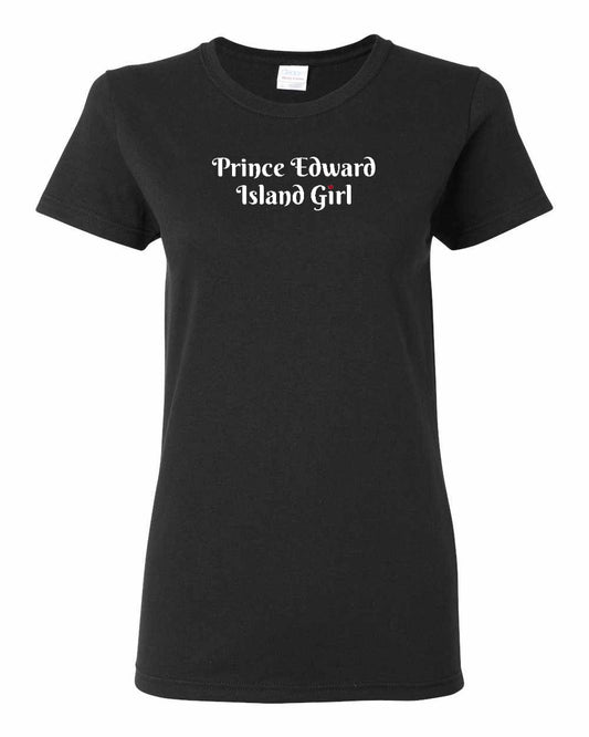 PEI Girl Heart Dot Full Front Women's Tee