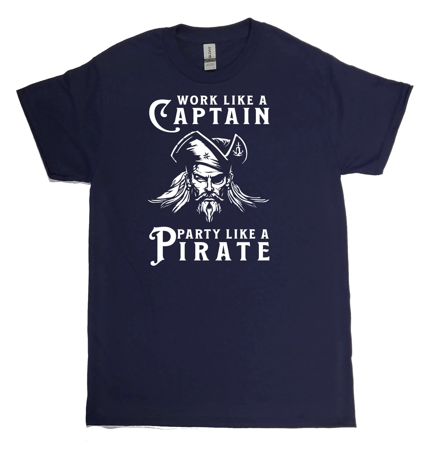 Maritime Swag Pirate Work Like Party Like Tee