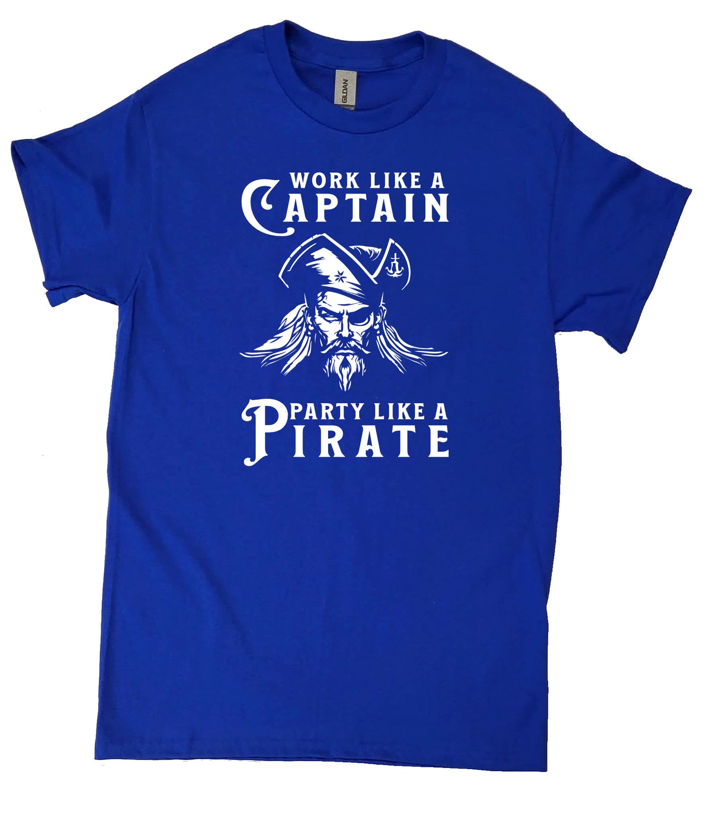Maritime Swag Pirate Work Like Party Like Tee