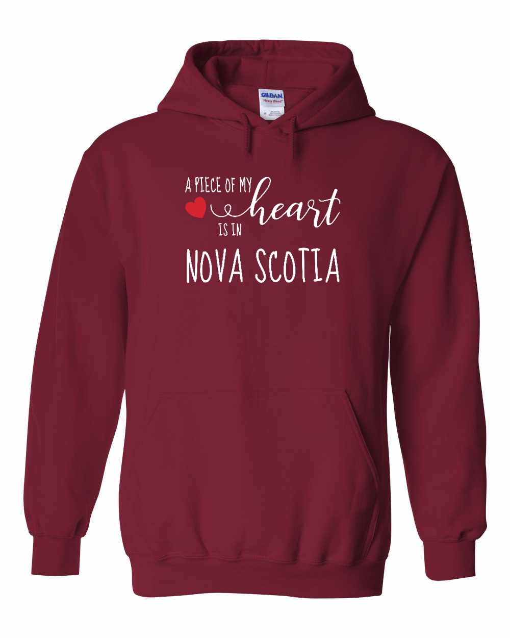 A piece of My heart in Nova Scotia (Red Heart) Full pullover