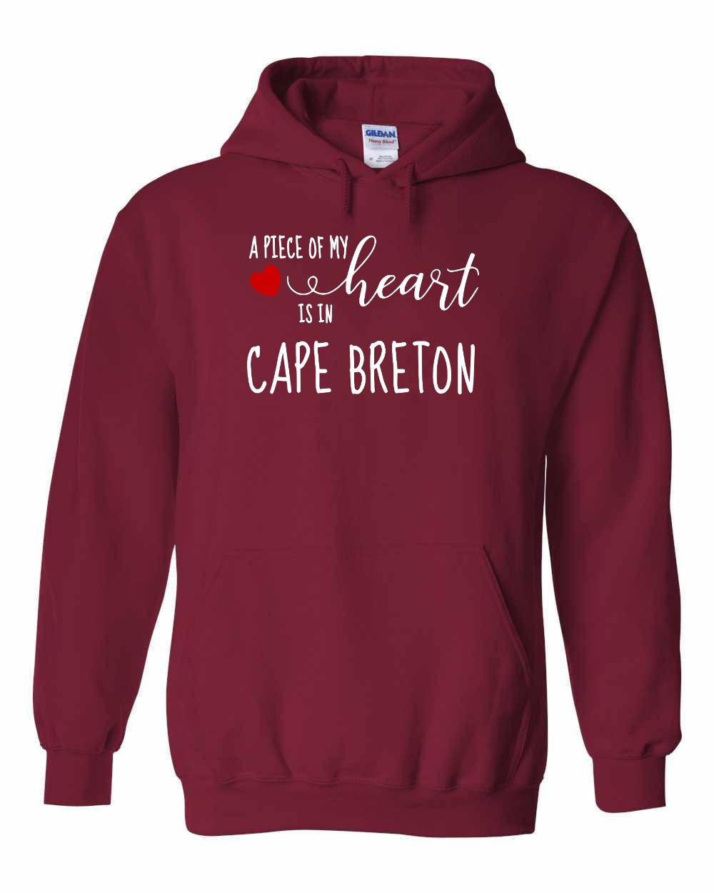 A piece of My heart in Cape Breton (Red Heart) Full Pullover Hoodie