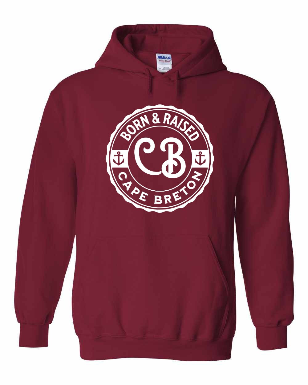 Born & Raised Cape Breton Full Pullover Hoodie