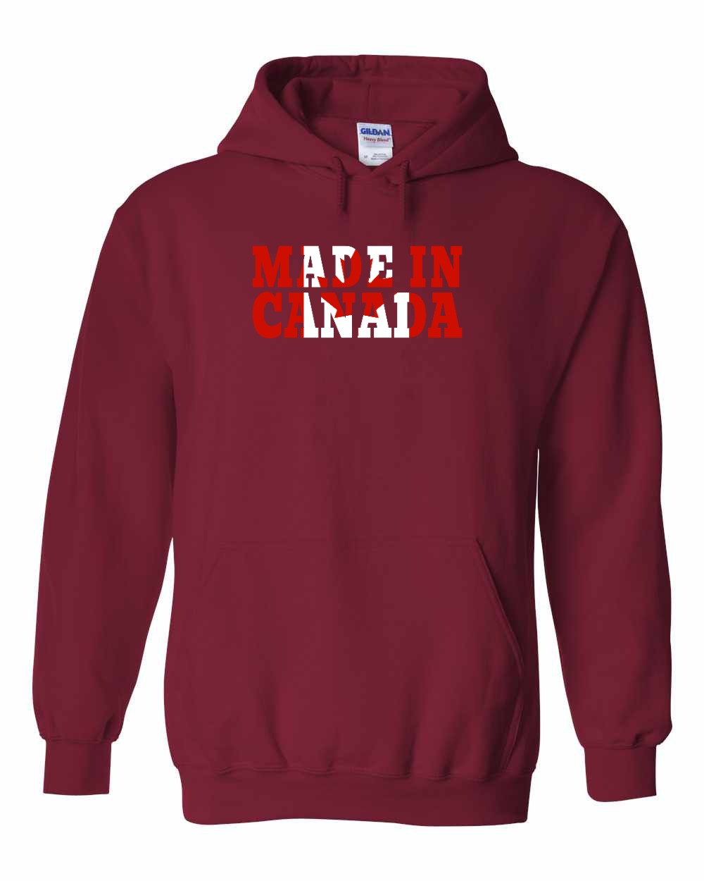 Made in Canada Flag Background Full Pullover