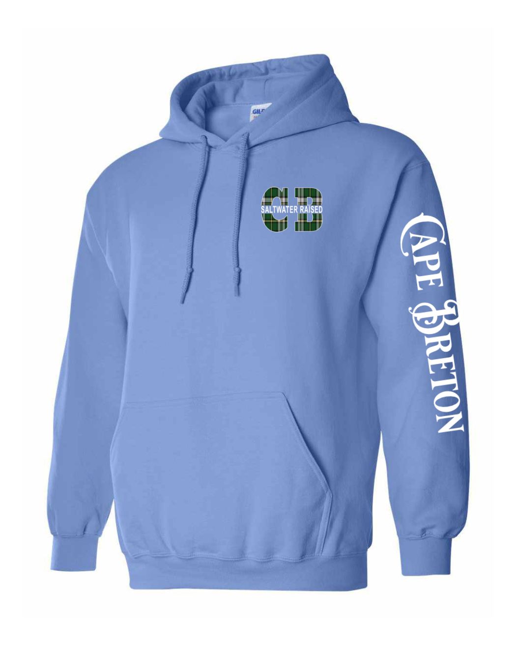 Cape Breton Saltwater Raised Left chest and Sleeve Pullover Hoodie