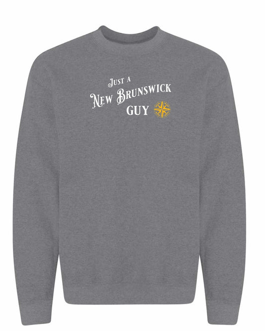 Just a NB guy yellow Compass full crewneck sweatshirt