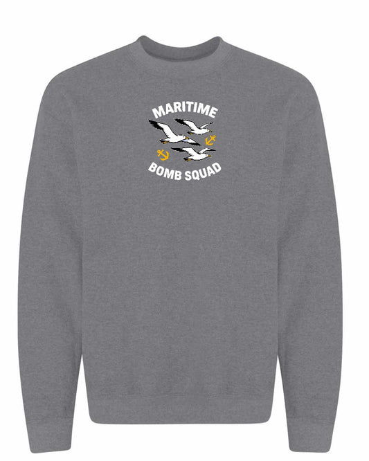 Maritime Bomb Squad Full Front Crewneck Sweatshirt