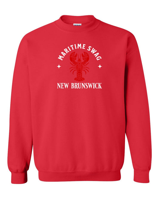 Maritime swag NB mandala red lobster full crewneck sweatshirt