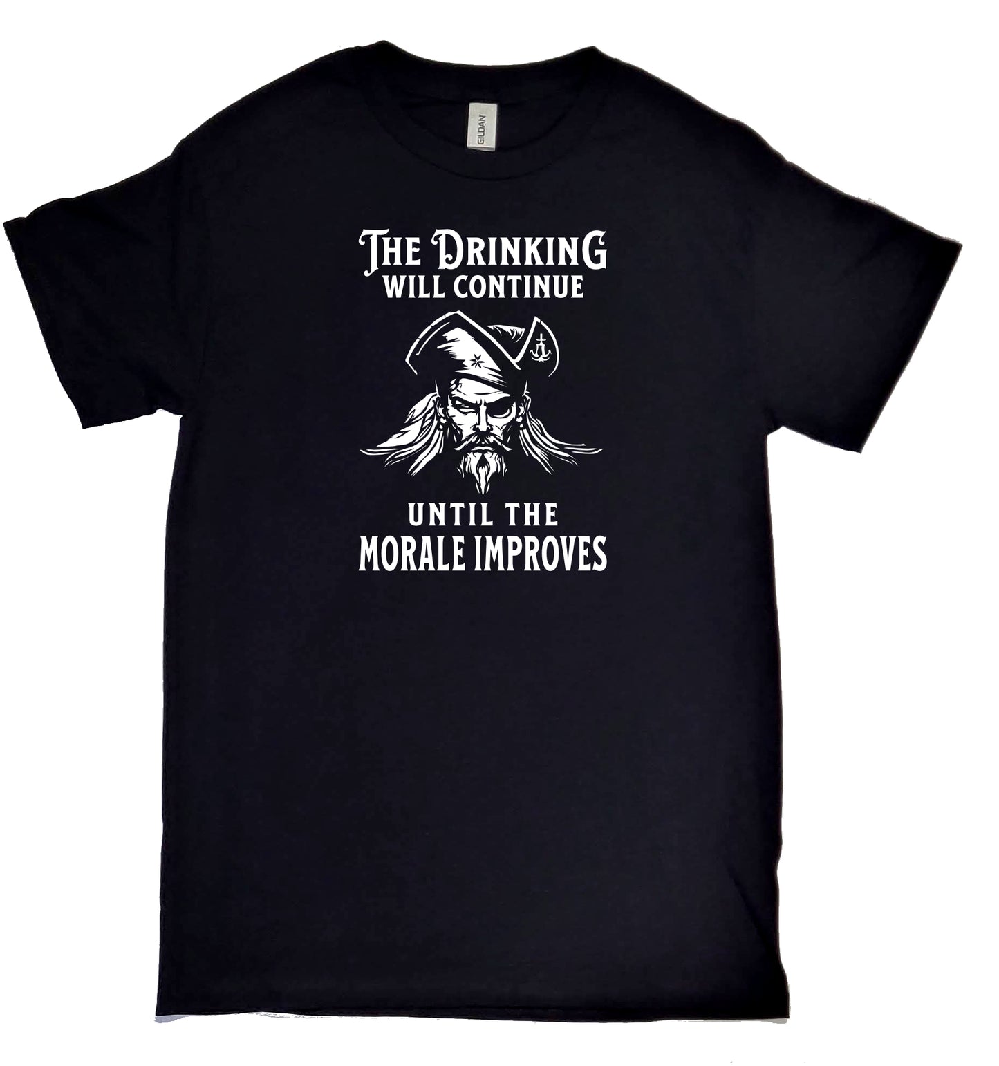 Maritime Swag Pirate Drinking Morale Improves Tee