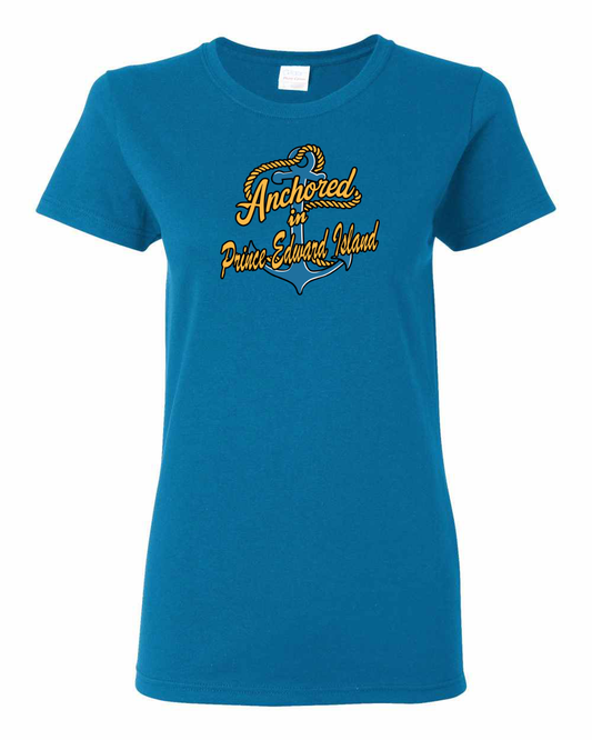 Anchored In PEI Full Women's Tee