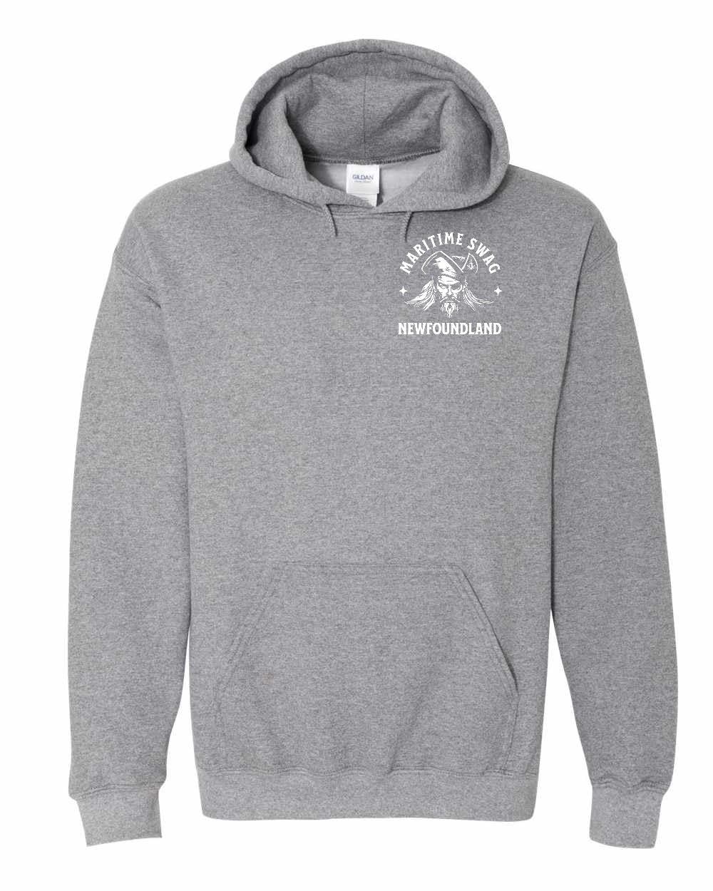 Maritime Swag Newfoundland Pirate Left Chest Pullover Hoodie
