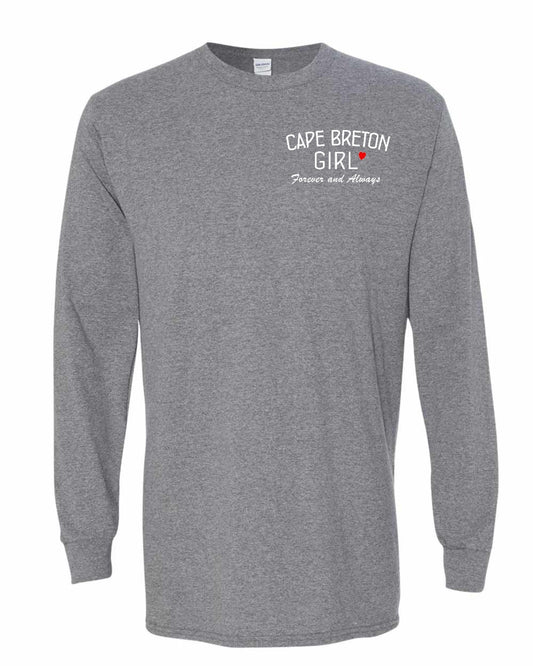 CB Girl Forever and Always Left Chest Long Sleeve Tee