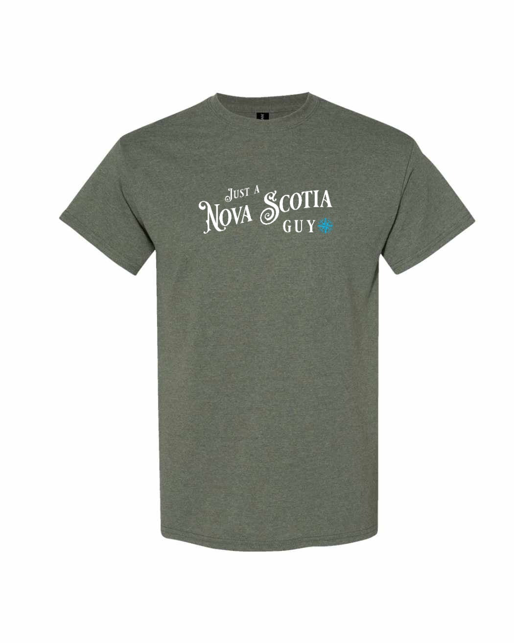 Just a Nova Scotia Guy blue Full mens-tee