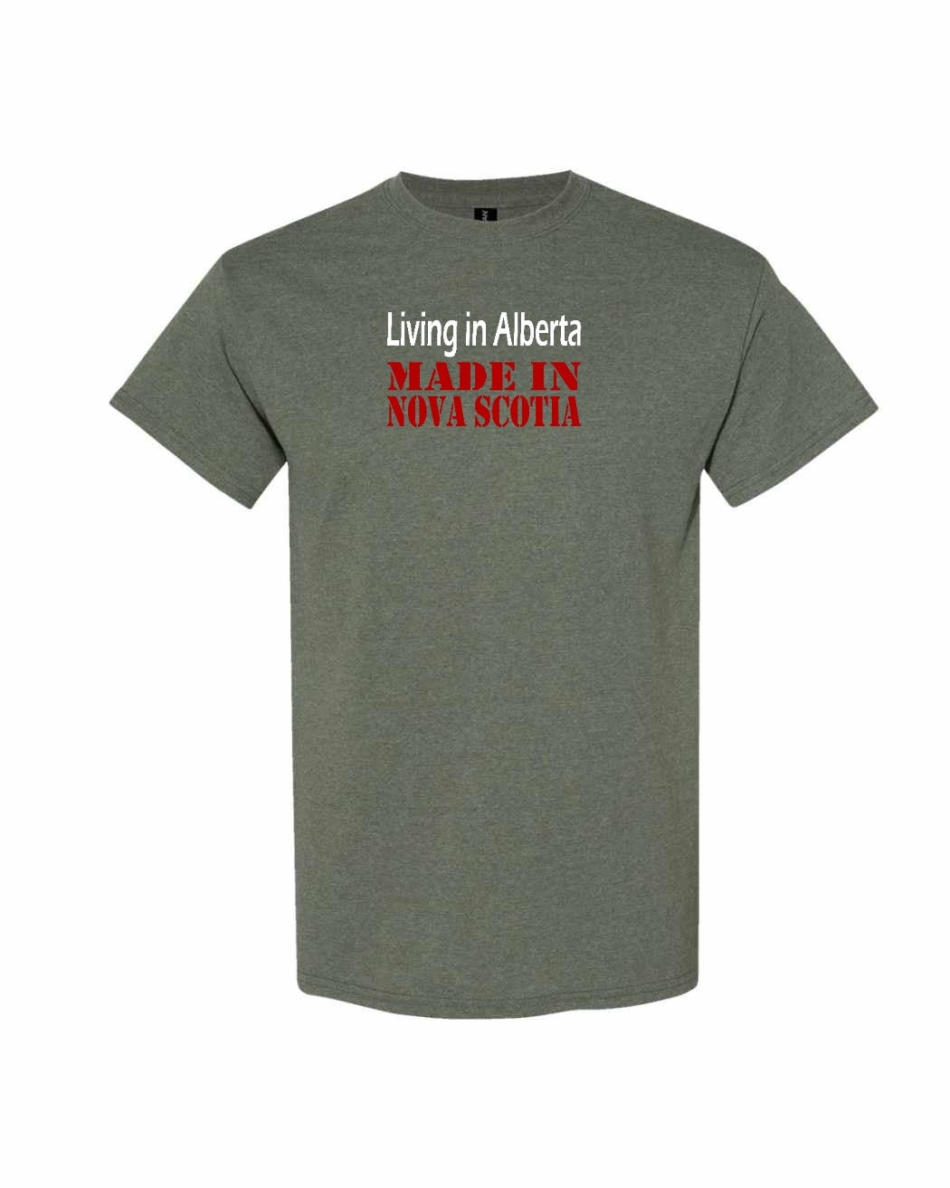 Living Alberta Made in Nova Scotia Full mens-tee