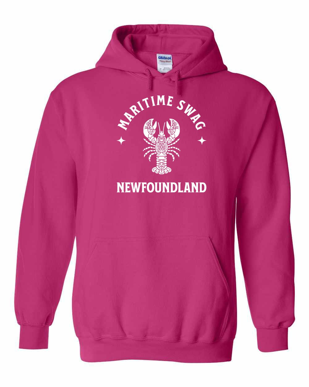 Maritime Swag Newfoundland Mandala white Lobster Full Pullover