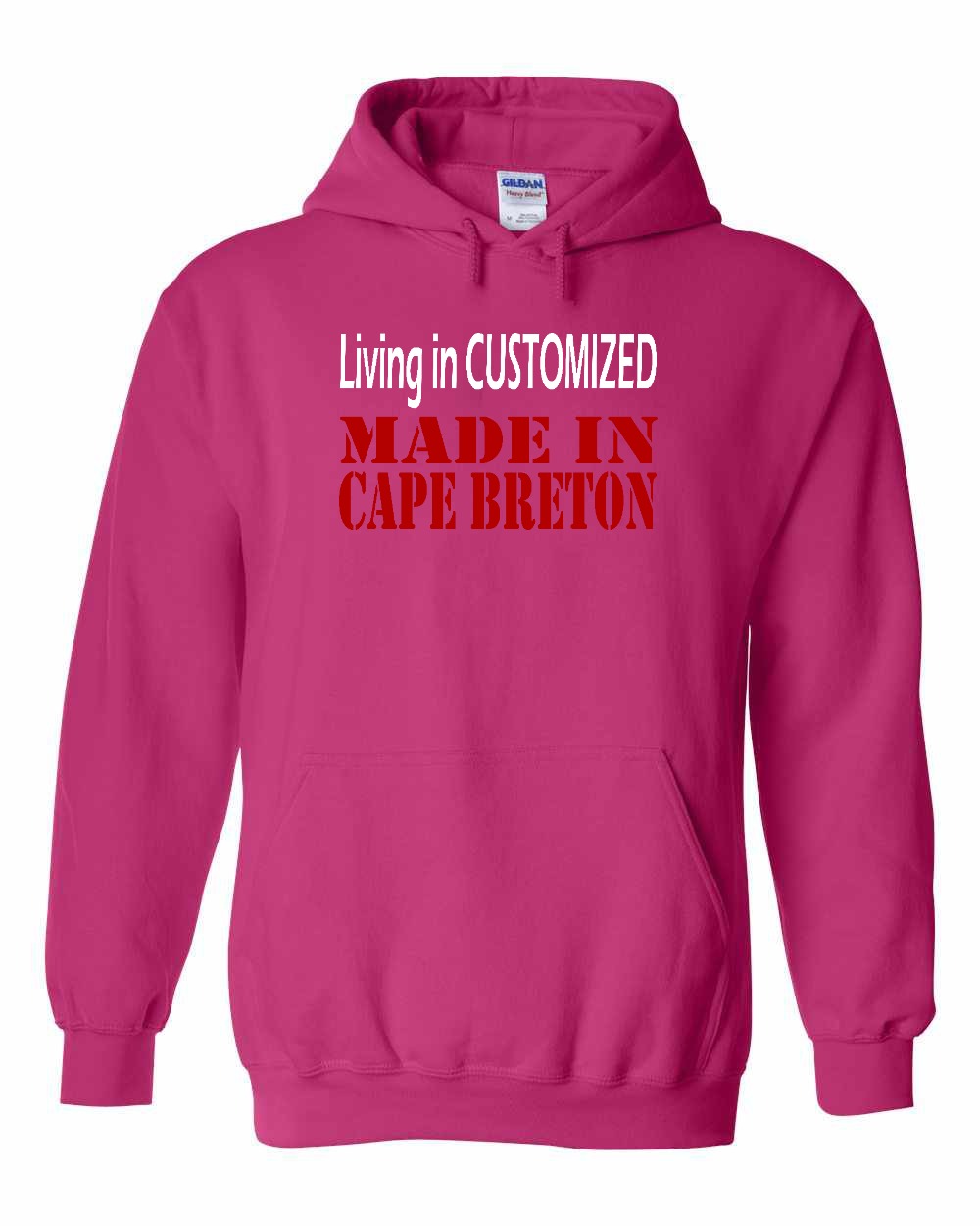 Living in Custom Made in Cape Breton Full Pullover Hoodie