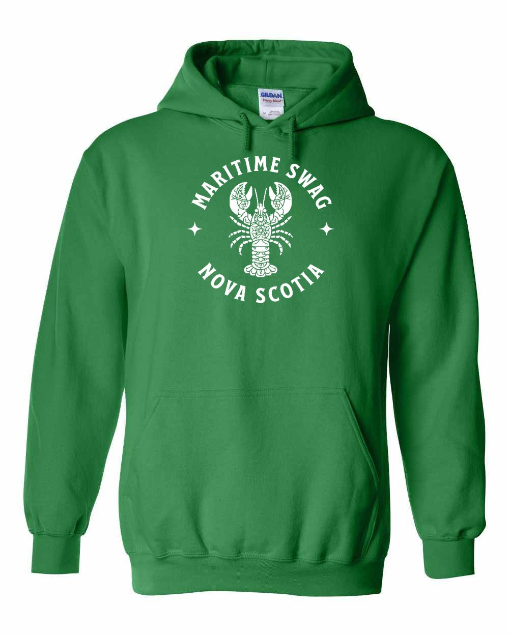 Maritime Swag Nova Scotia Mandala white Lobster Full pullover