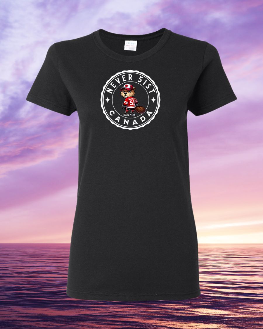 Never 51st Beaver Womens Tee