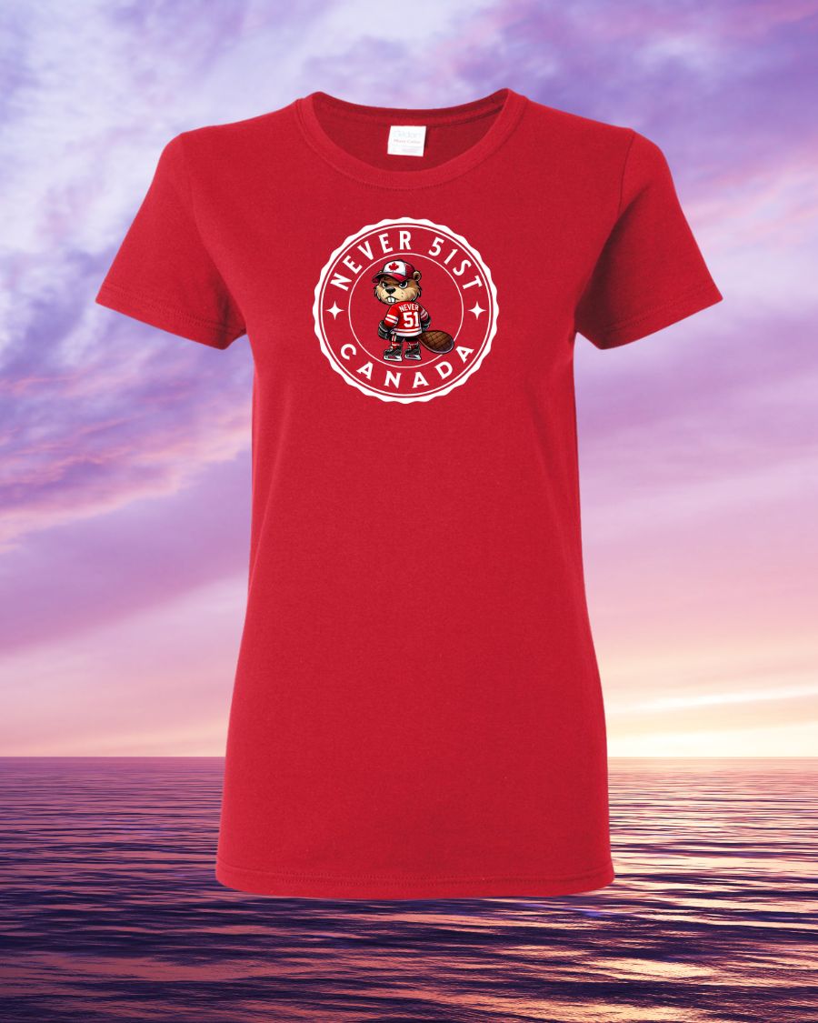 Never 51st Beaver Womens Tee