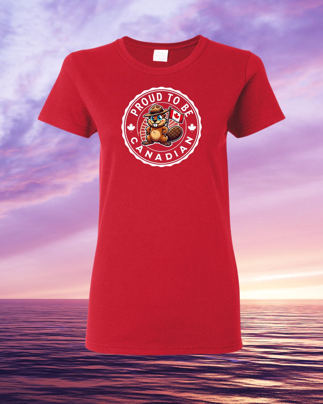 Proud to be Canadian Beaver Tee