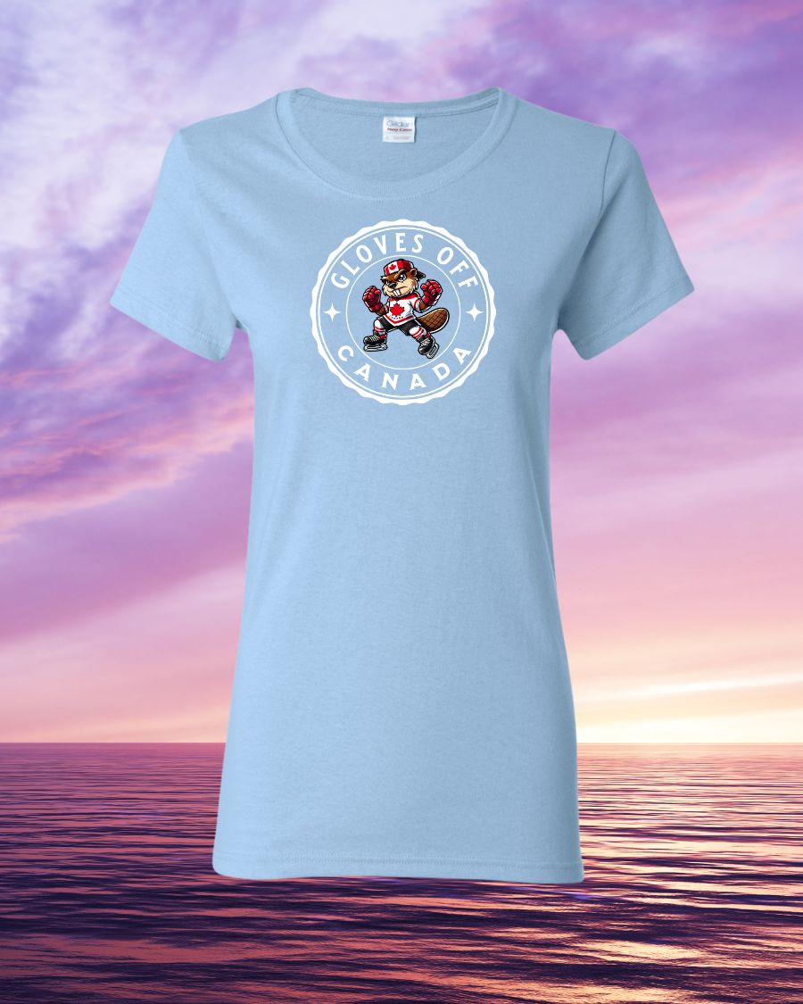 Gloves Off Beaver Womens Tee