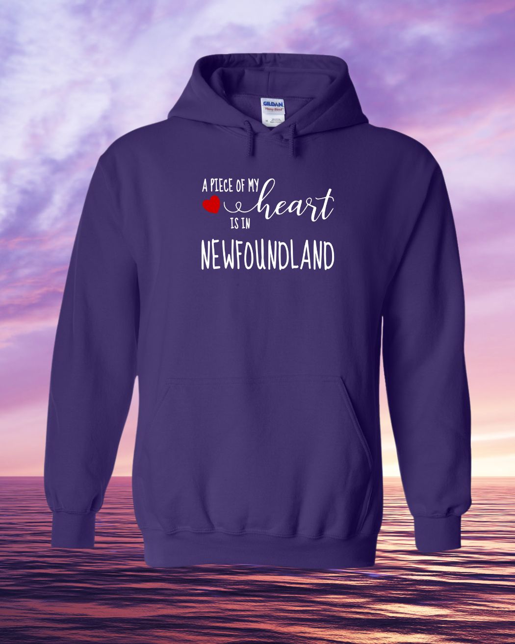 A piece of my Heart is in Newfoundland Hoodie