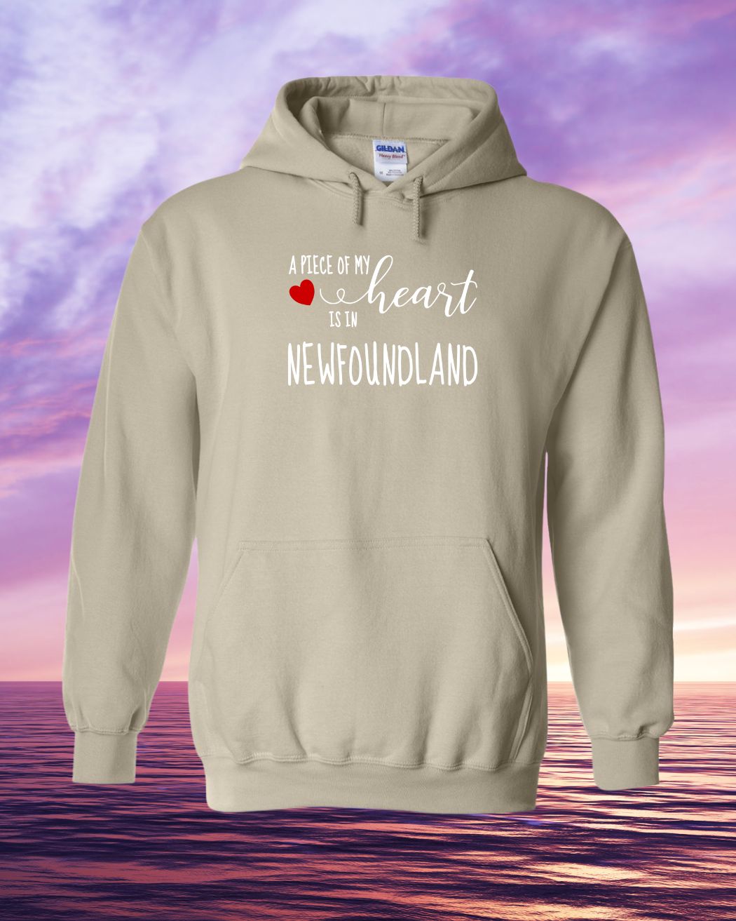 A piece of my Heart is in Newfoundland Hoodie