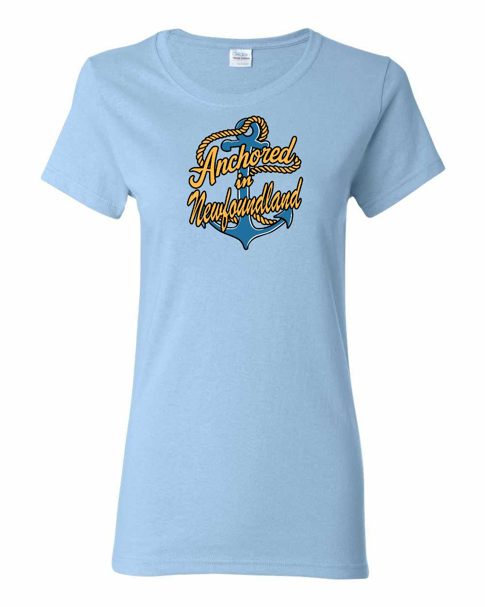 Anchored in Newfoundland (New Design) Full Women's Tee