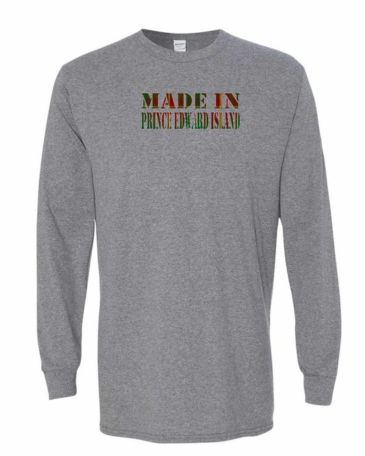 Made In PEI tartan full Long Sleeve Tee