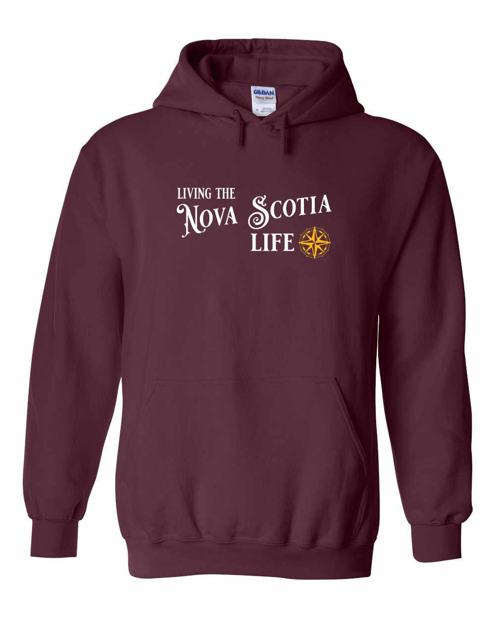 Living the Nova Scotia Life yellow Full pullover