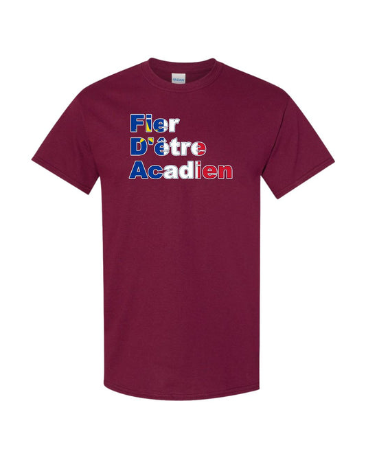 Fier D'etre Acadien Men's Tee