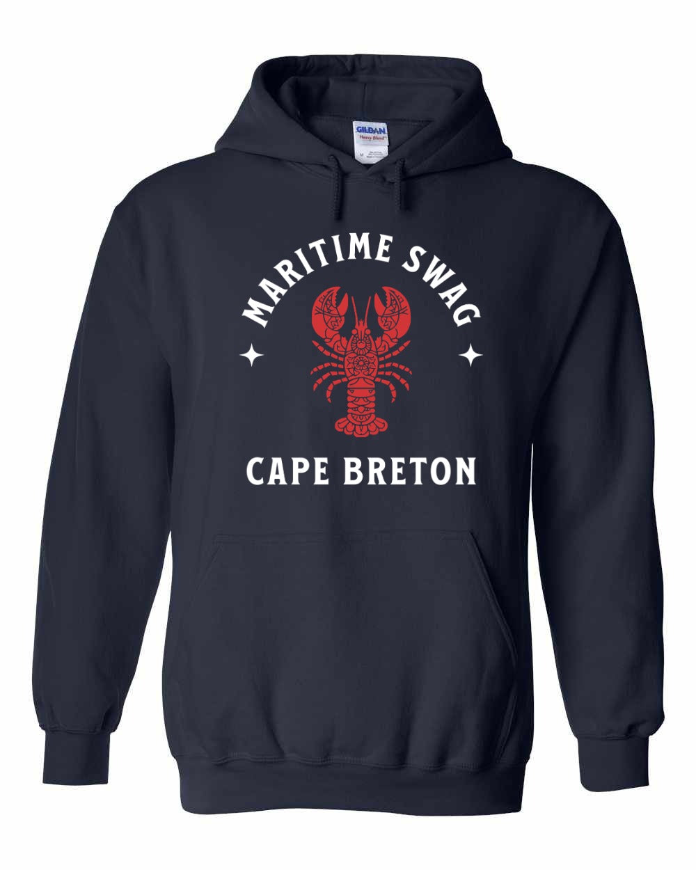 Maritime Swag Cape Breton Mandala Red Lobster Full Pullover Hoodie