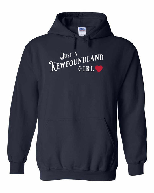 Just a NFLD Girl Red Heart Full Pullover