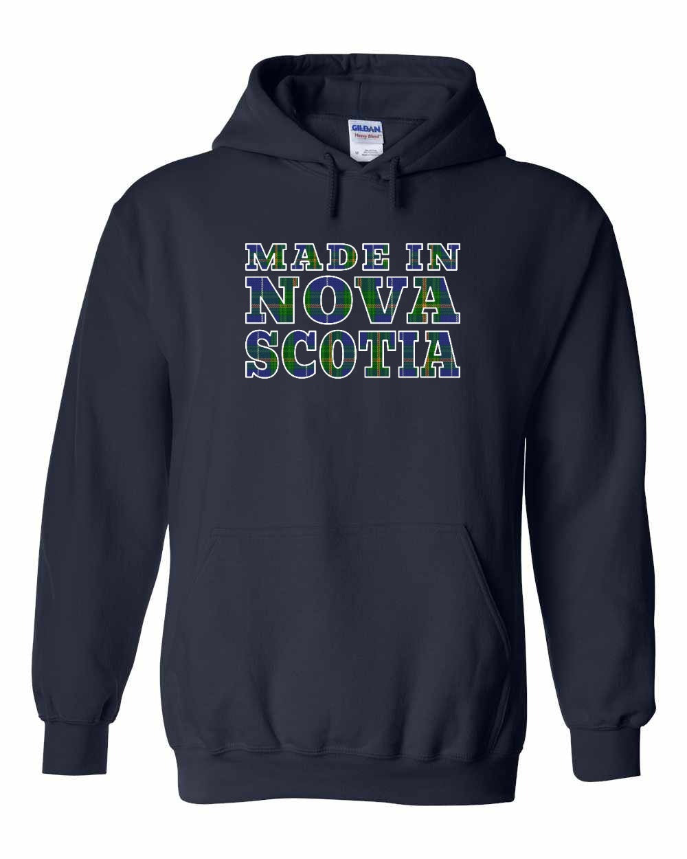 Made In Nova Scotia ( Tartan Lettering) Full pullover