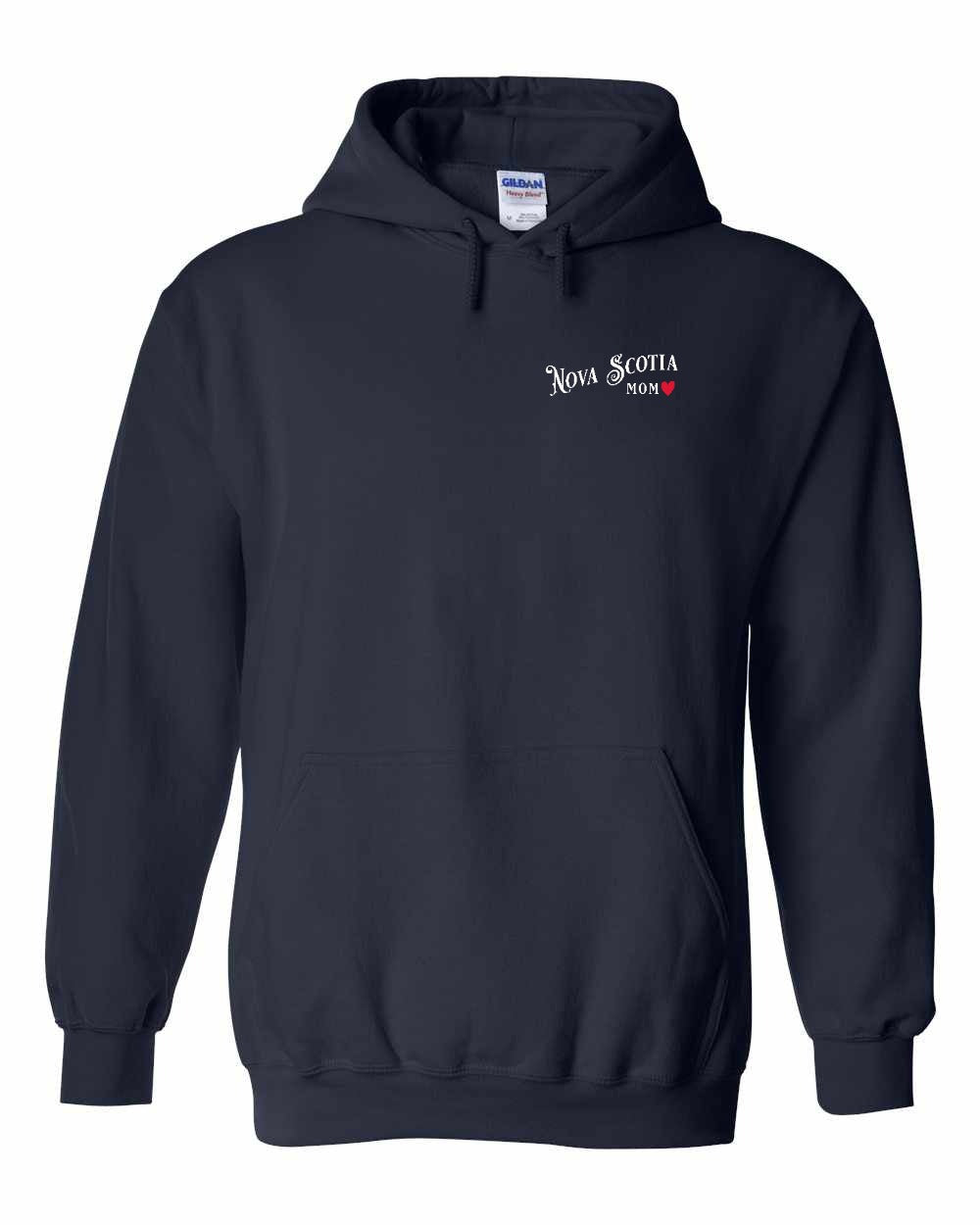 Nova Scotia Mom Left Chest and Back pullover