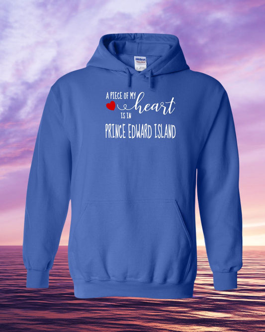 A piece of my Heart is in PEI Hoodie