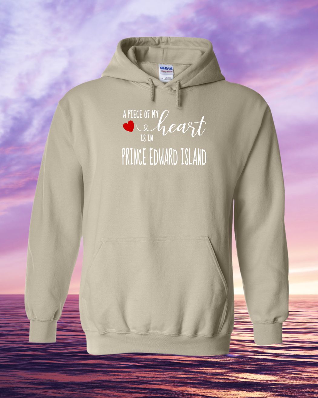A piece of my Heart is in PEI Hoodie