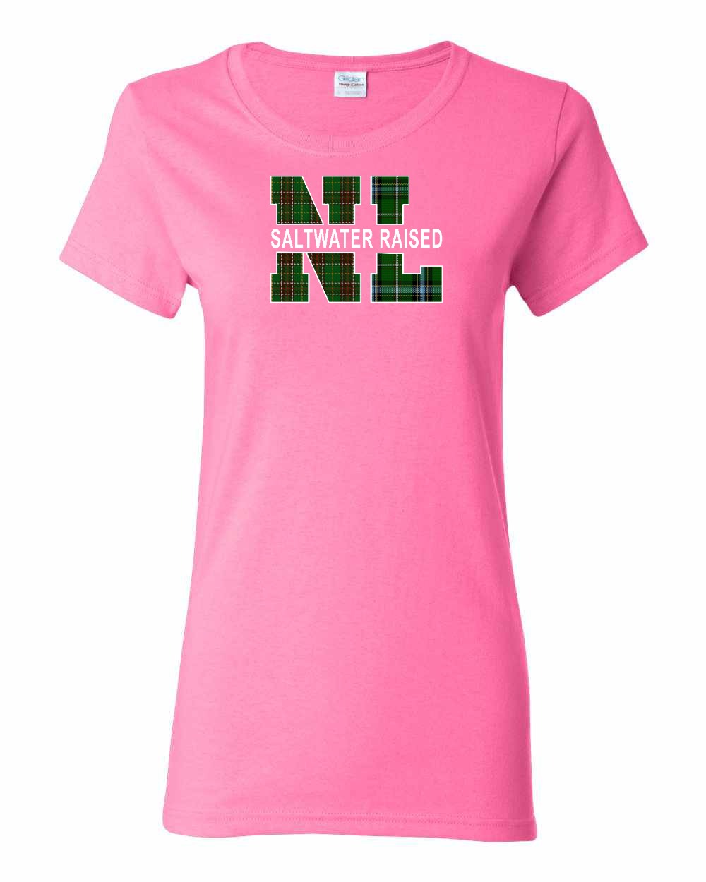 Newfoundland and Labrador Saltwater Raised Full Front Women's Tee