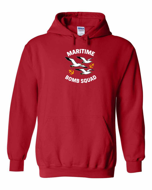 Maritime Bomb Squad Full Front Pullover Hoodie